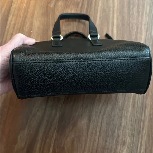 MICHAEL Michael Kors Williamsburg Extra Small Bowling Crossbody Bag Black - Picture 10 of 12